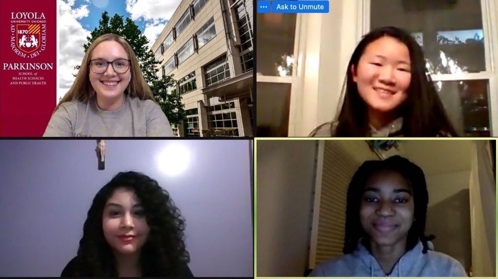 A screenshot of Parkinson's virtual LEAP workshop on Zoom